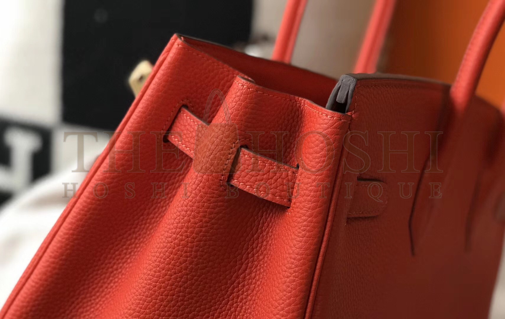 H**me5 Red Clemence Birkin 35cm Bag Master Quality