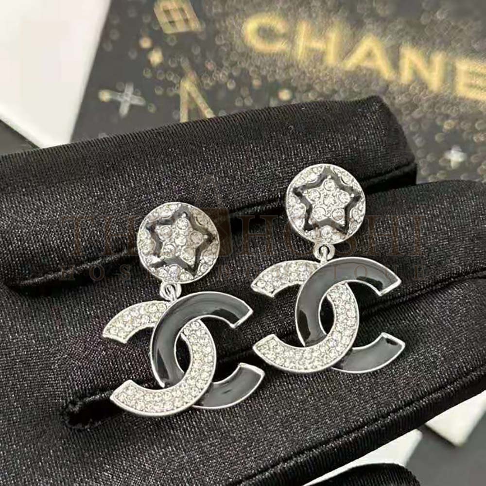 Ch**el Women Pendant Earrings in Metal and Strass Master Quality