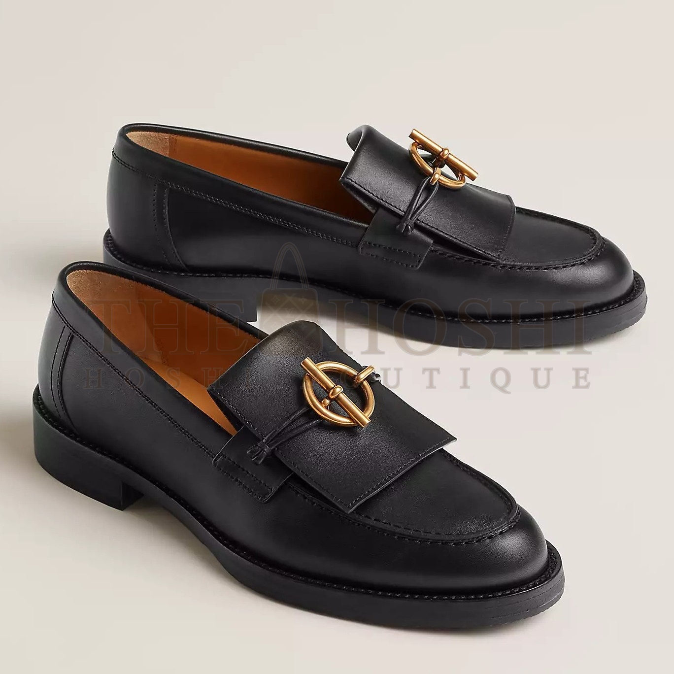 H**me5 Women's Impact Loafers in Black Leather Master Quality