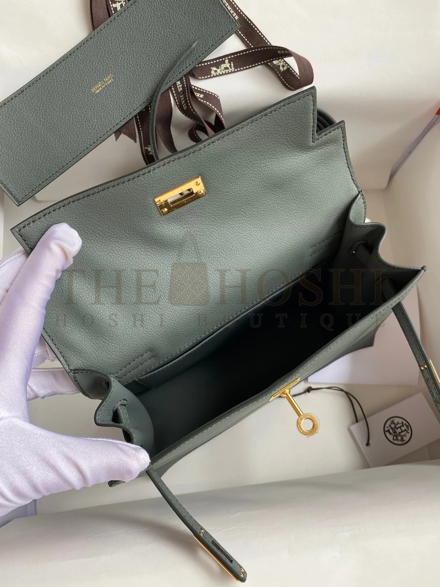 H**me5 Kelly Danse II Bag In Vert Amande Evercolor Calfskin Master Quality