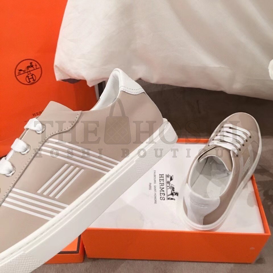 H**me5 Avantage Sneakers In Beige/White Calfskin Master Quality