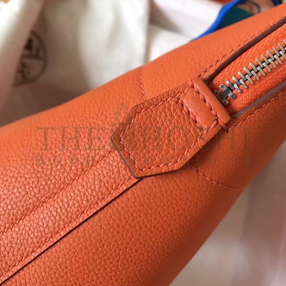 H**me5 Orange Clemence Bolide 35cm Handmade Bag Master Quality