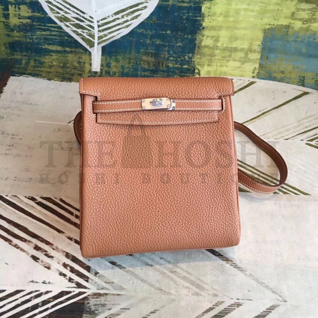 H**me5 Brown Clemence Kelly Ado PM Backpack Master Quality