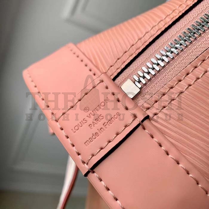 L0vis Vvtt0n LV Women Alma BB Handbag Rose Trianon Pink Epi Grained Cowhide Leather Master Quality