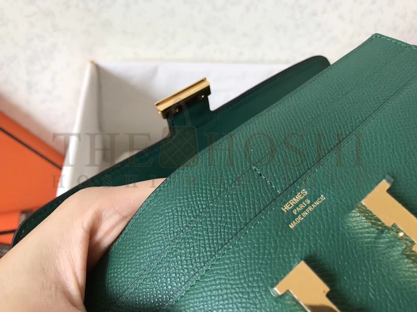 H**me5 Malachite Epsom Constance Long Wallet Master Quality