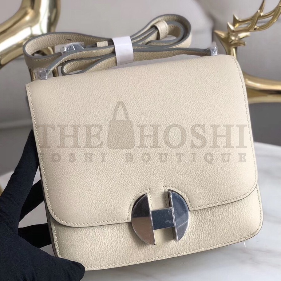 H**me5 2002 20cm Bag In Craie Evercolor Calfskin Master Quality