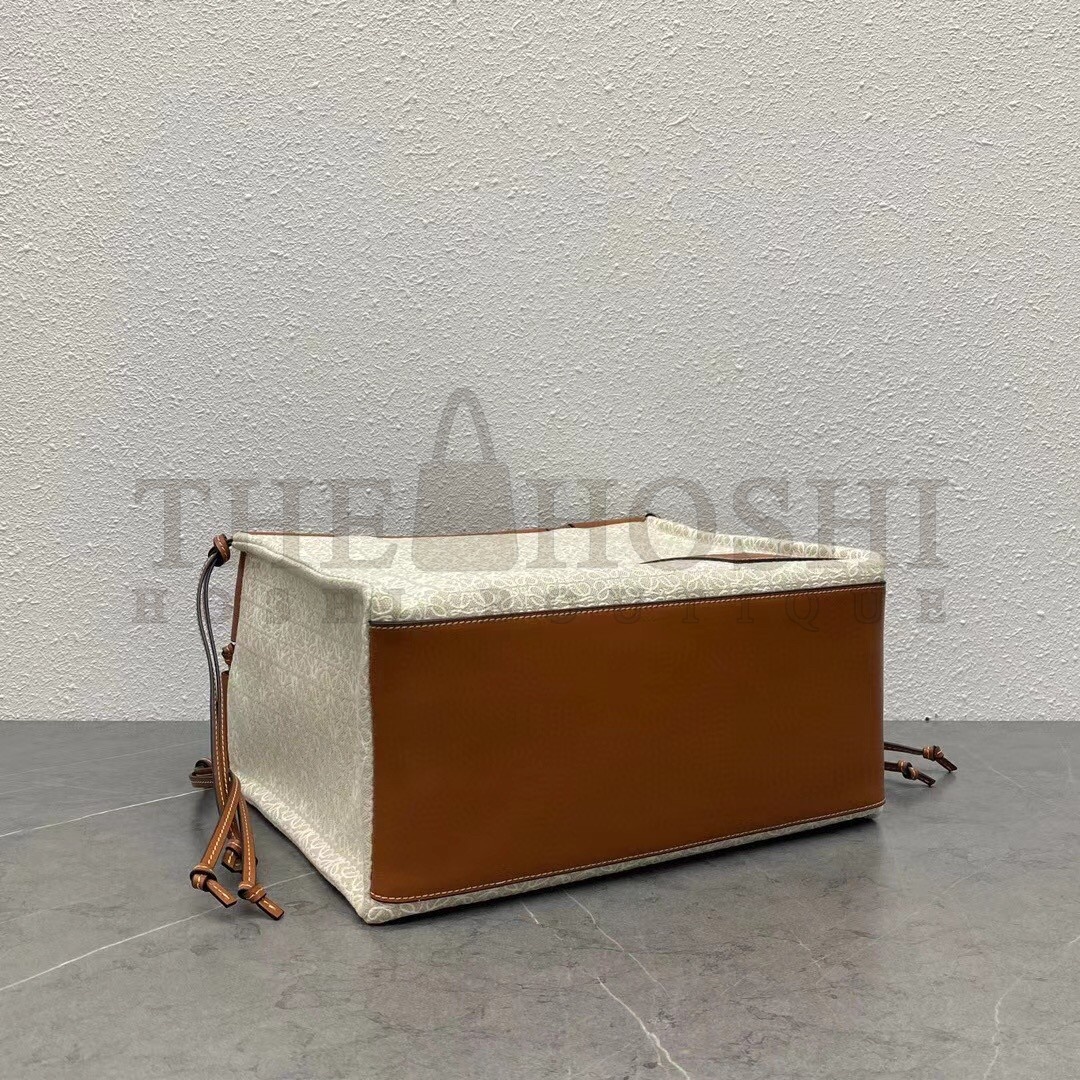 L0ew* Cushion Small Tote In Beige Anagram Jacquard Master Quality