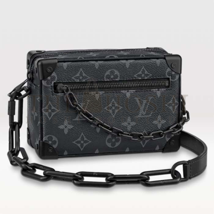 L0vis Vvtt0n LV Men Mini Soft Trunk Bag Monogram Eclipse Coated Canvas Master Quality