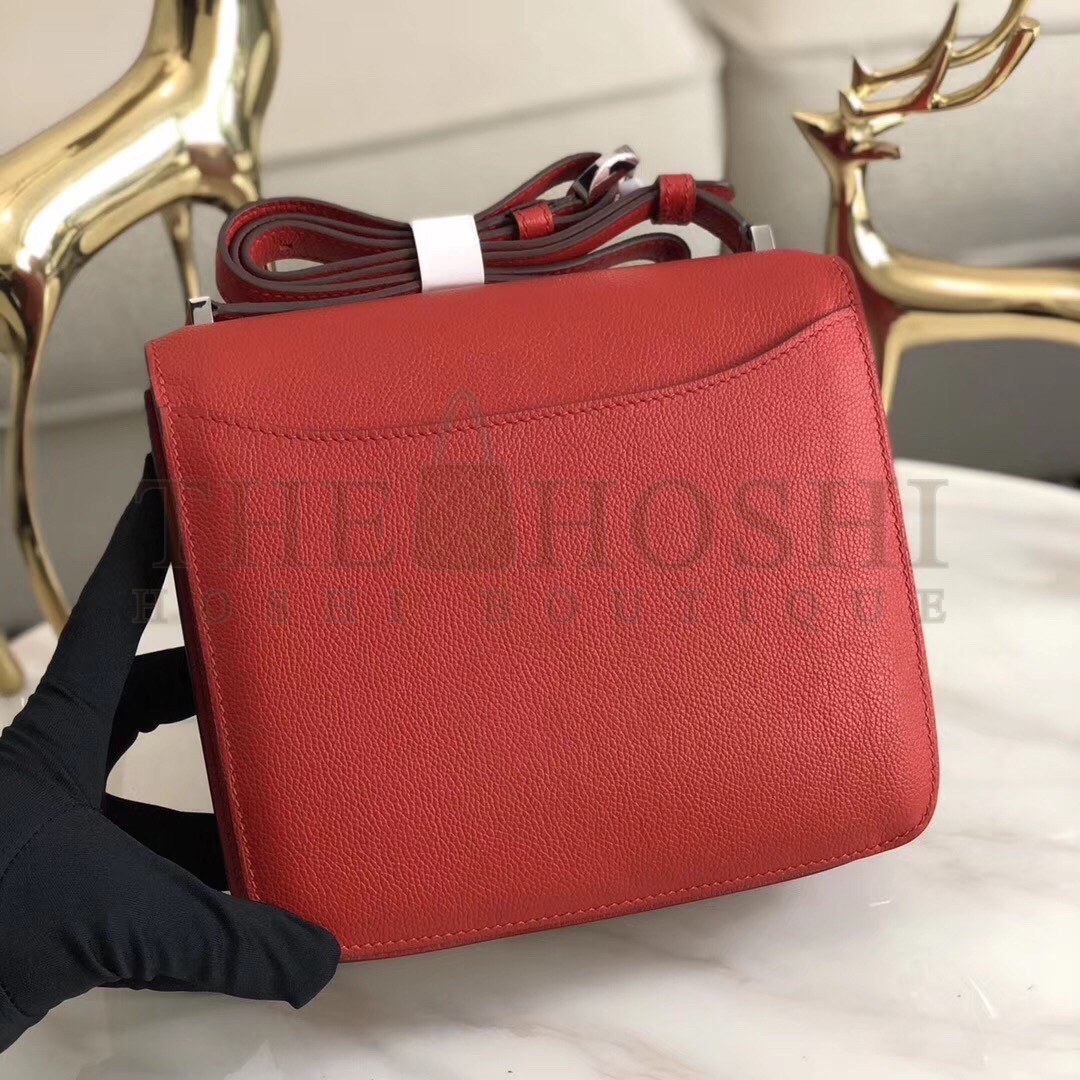 H**me5 2002 20cm Bag In Red Evercolor Calfskin Master Quality