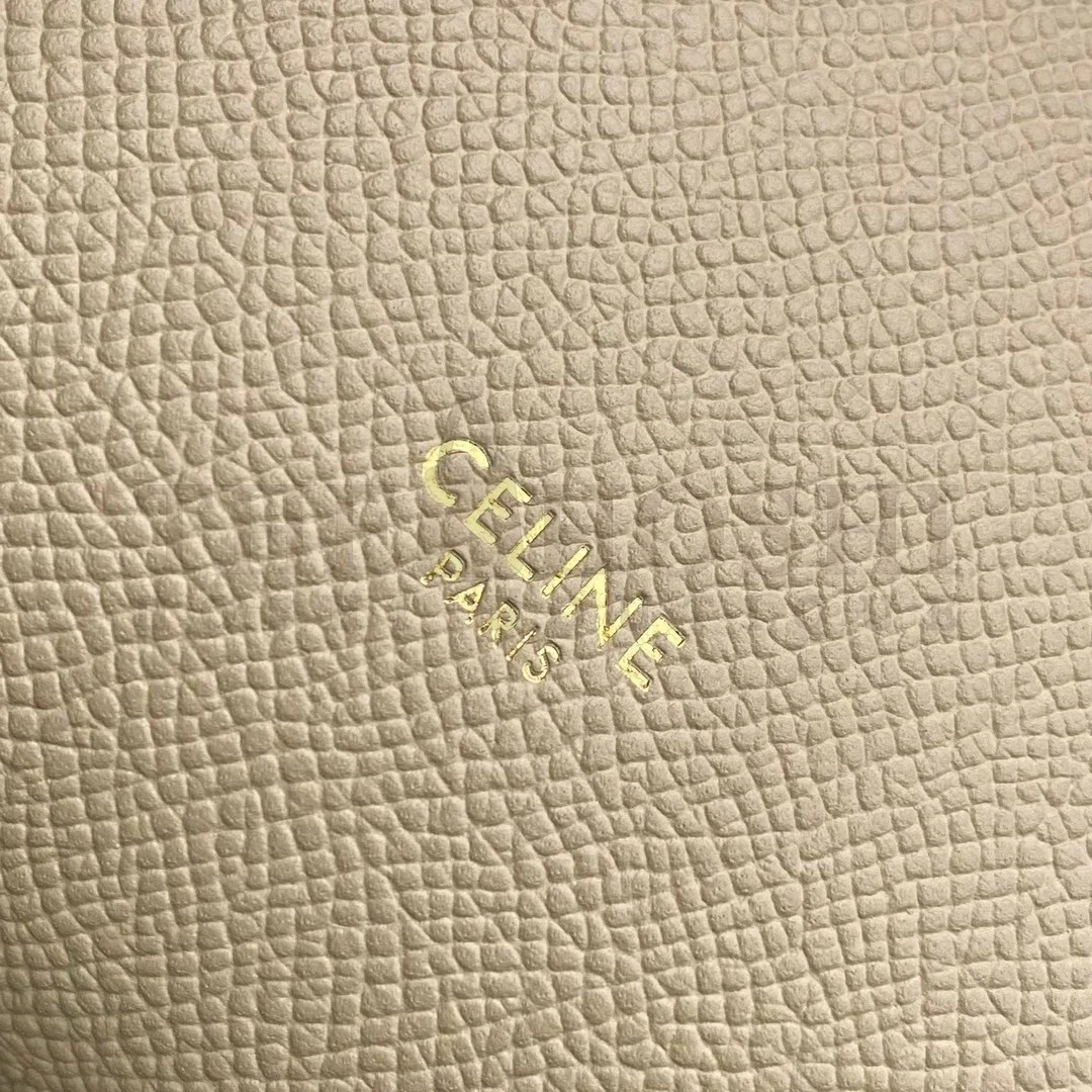 Ce1i*e Belt Mini Bag In Light Taupe Grained Calfskin Master Quality