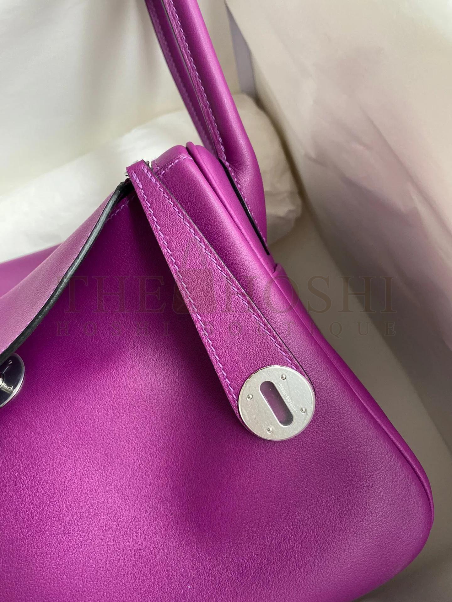 H**me5 Lindy 26 Handmade Bag In Anemone Swift Calfskin Master Quality