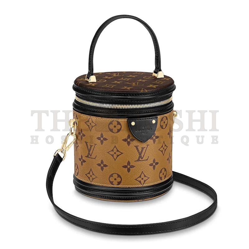 L0vis Vvtt0n LV Women Cannes Handbag in Monogram and Monogram Reverse Coated Canvas Master Quality