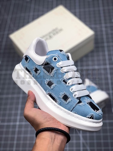 A1exa*der Mcqv*en Sole Sneakers Blue/Black/White Master Quality