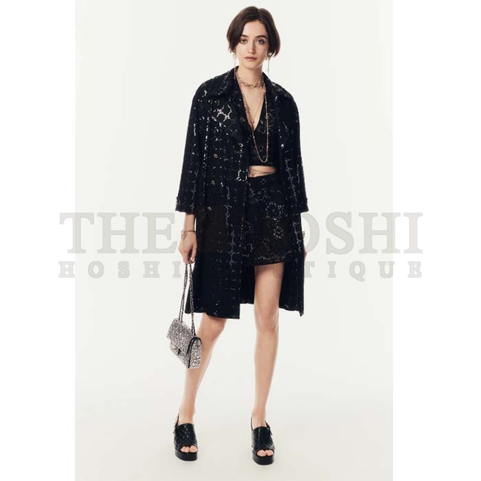 Ch**el CC Women Mini Flap Bag Satin Strass Silver-Tone Metal Silver Master Quality