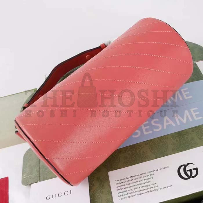 Gvc*1 Women GG Blondie Mini Shoulder Bag Round Interlocking G Pink Leather Master Quality