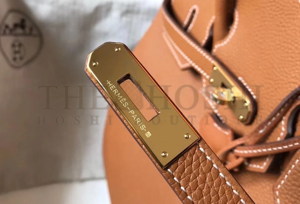 H**me5 Birkin 30 Bag in Gold TC Leather with GHW Master Quality