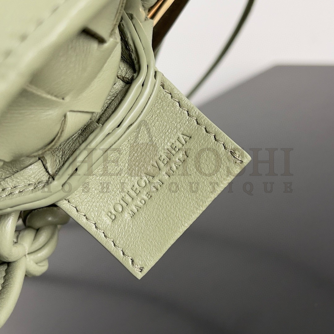 B0tt*ga Ven*ta Sardine Mini Bag in Travertine Intrecciato Lambskin Master Quality