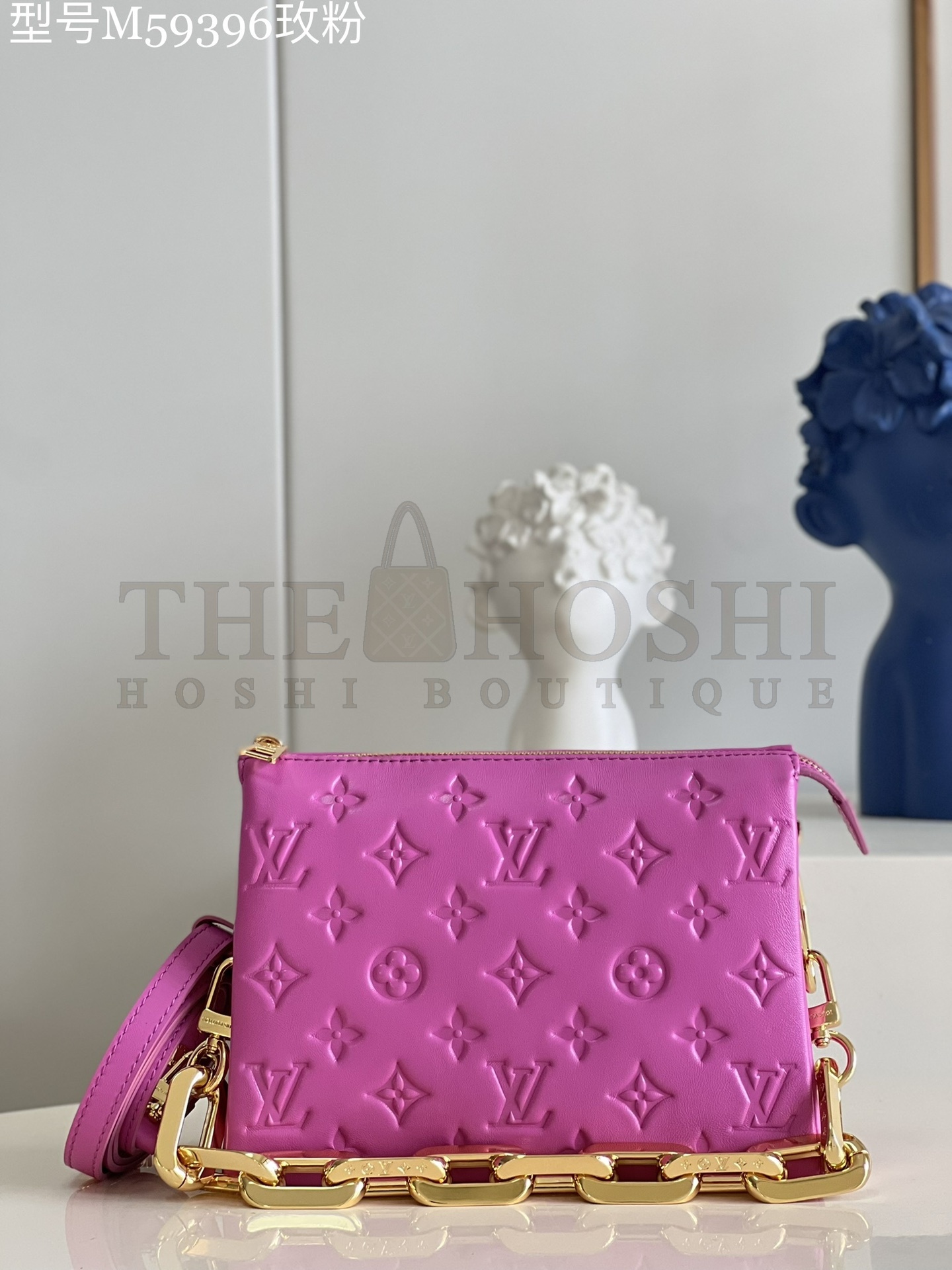 L0vis Vvtt0n LV Women Coussin BB Handbag Orchidee Purple Monogram Embossed Puffy Lambskin Master Quality