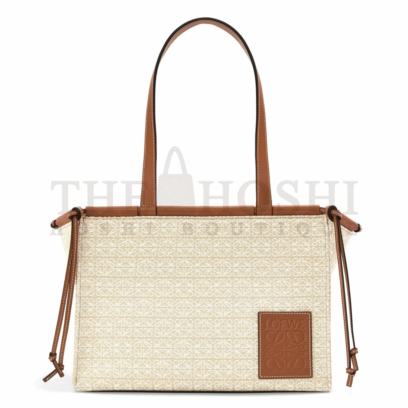 L0ew* Cushion Small Tote In Beige Anagram Jacquard Master Quality