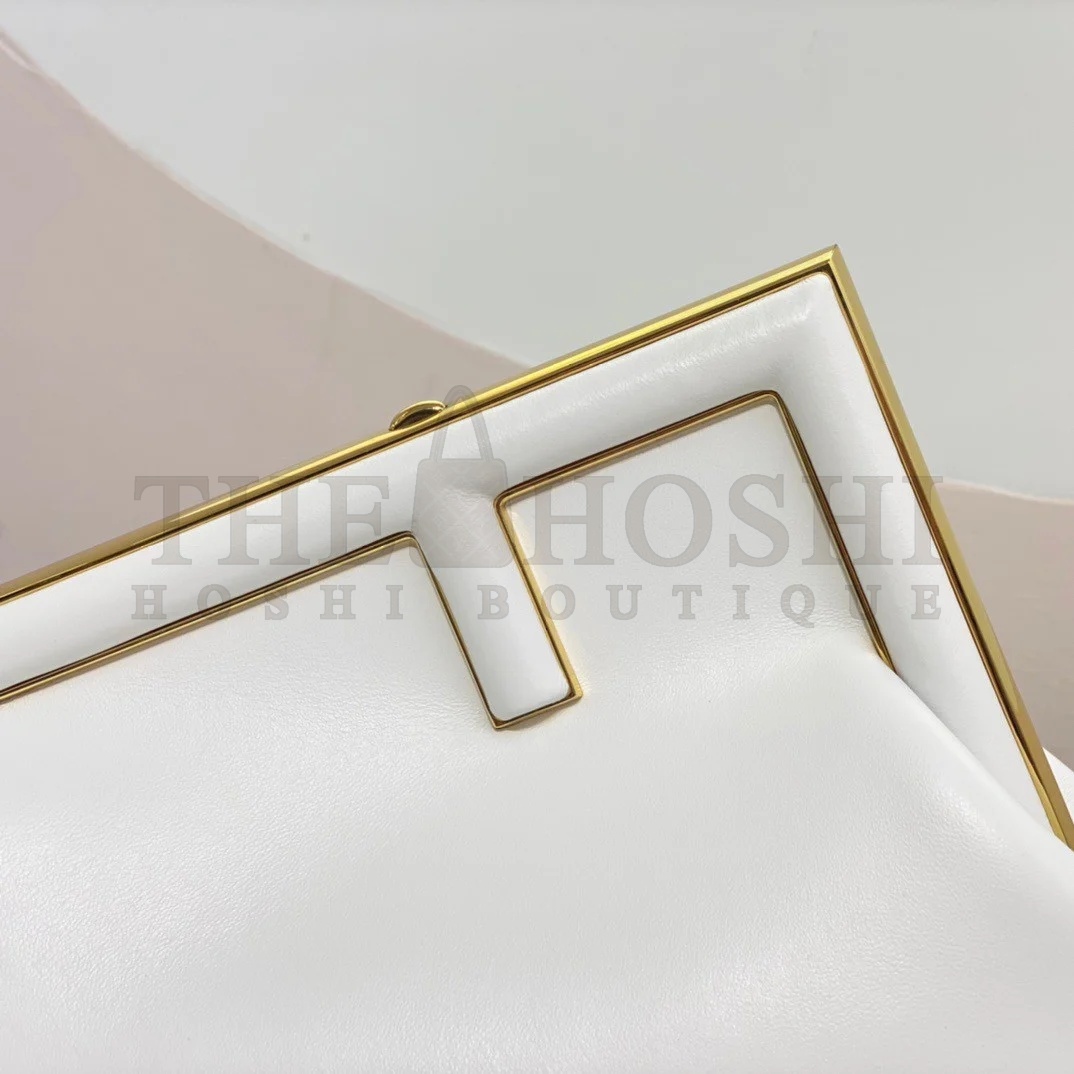 F**di First Small Bag In White Nappa Leather Master Quality