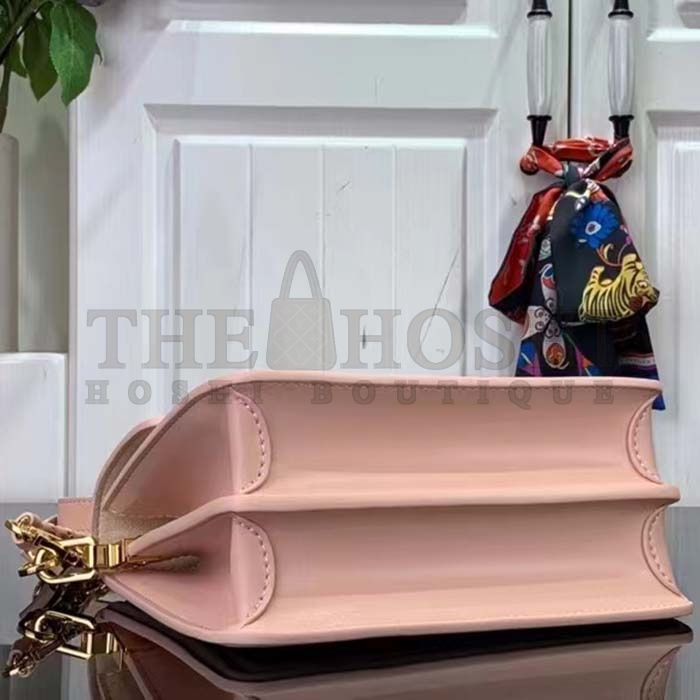 L0vis Vvtt0n LV Women Mini Dauphine Handbag Pink Epi Grained Cowhide Leather Master Quality