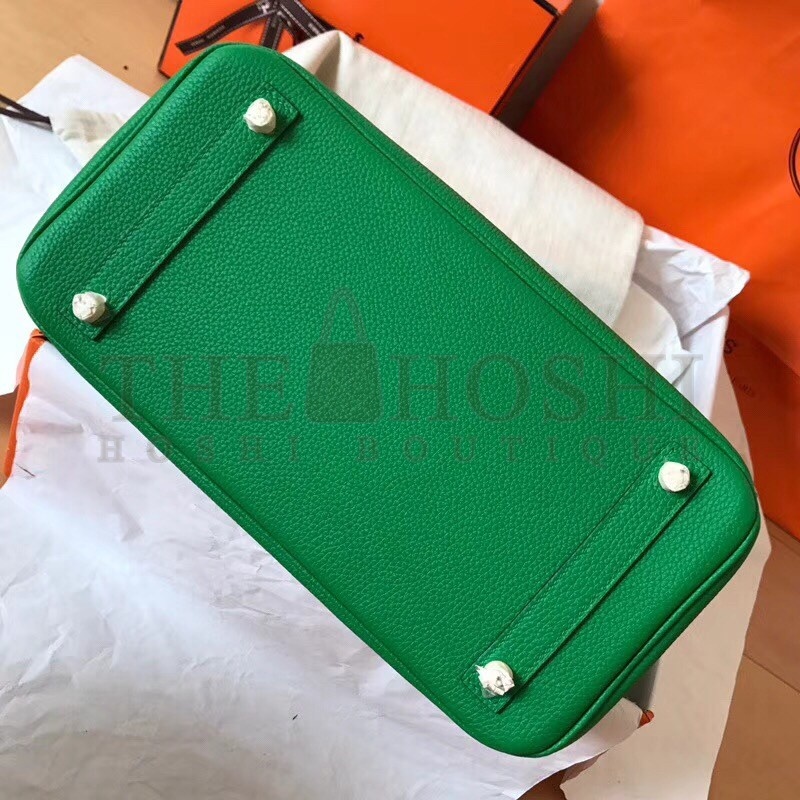 H**me5 Bambou Birkin 30cm Clemence Handmade Bag Master Quality