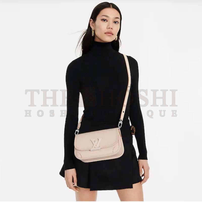 L0vis Vvtt0n LV Women Buci Crossbody White Epi Grained Smooth Cowhide Leather Master Quality