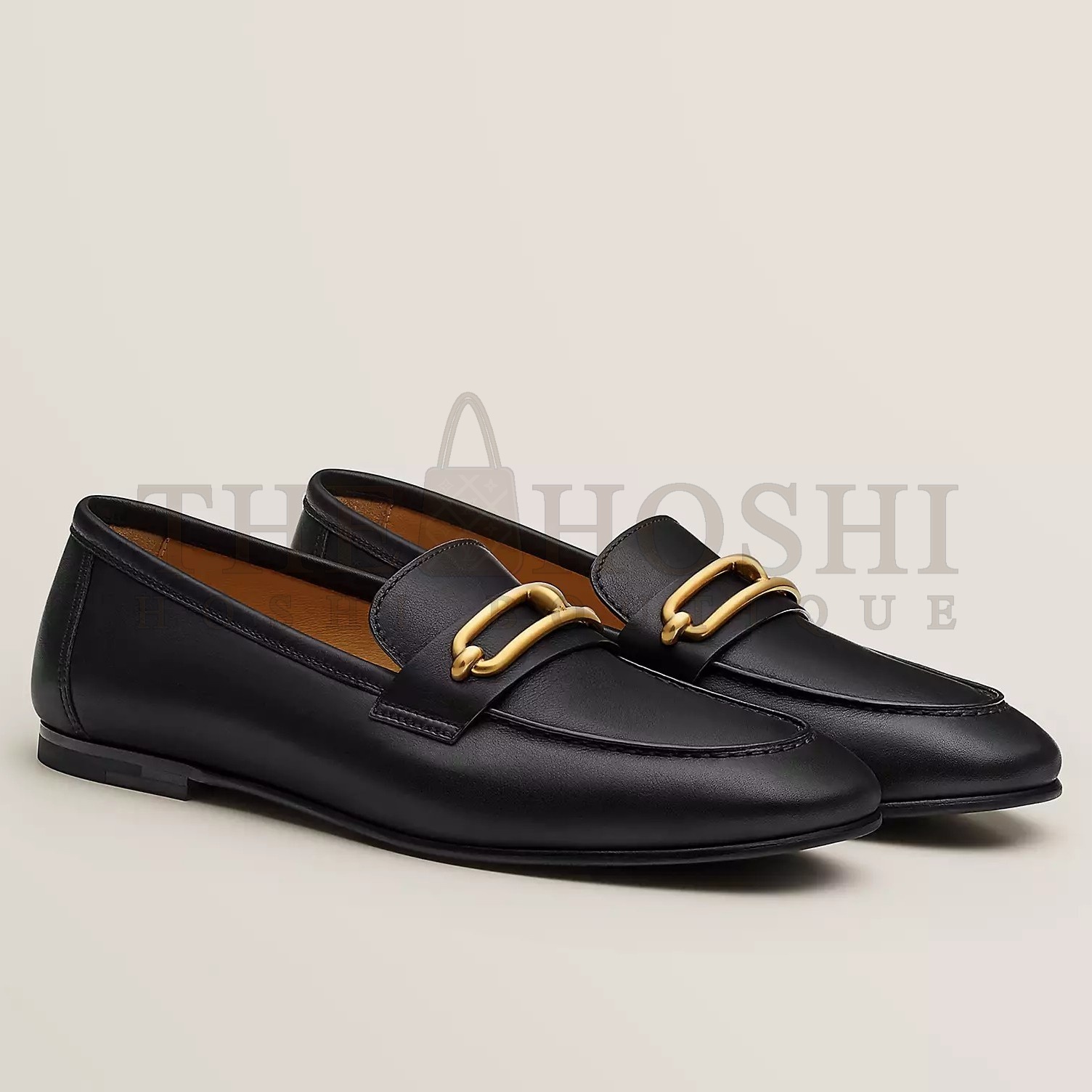 H**me5 Men's Colette Loafers In Black Calfskin Master Quality