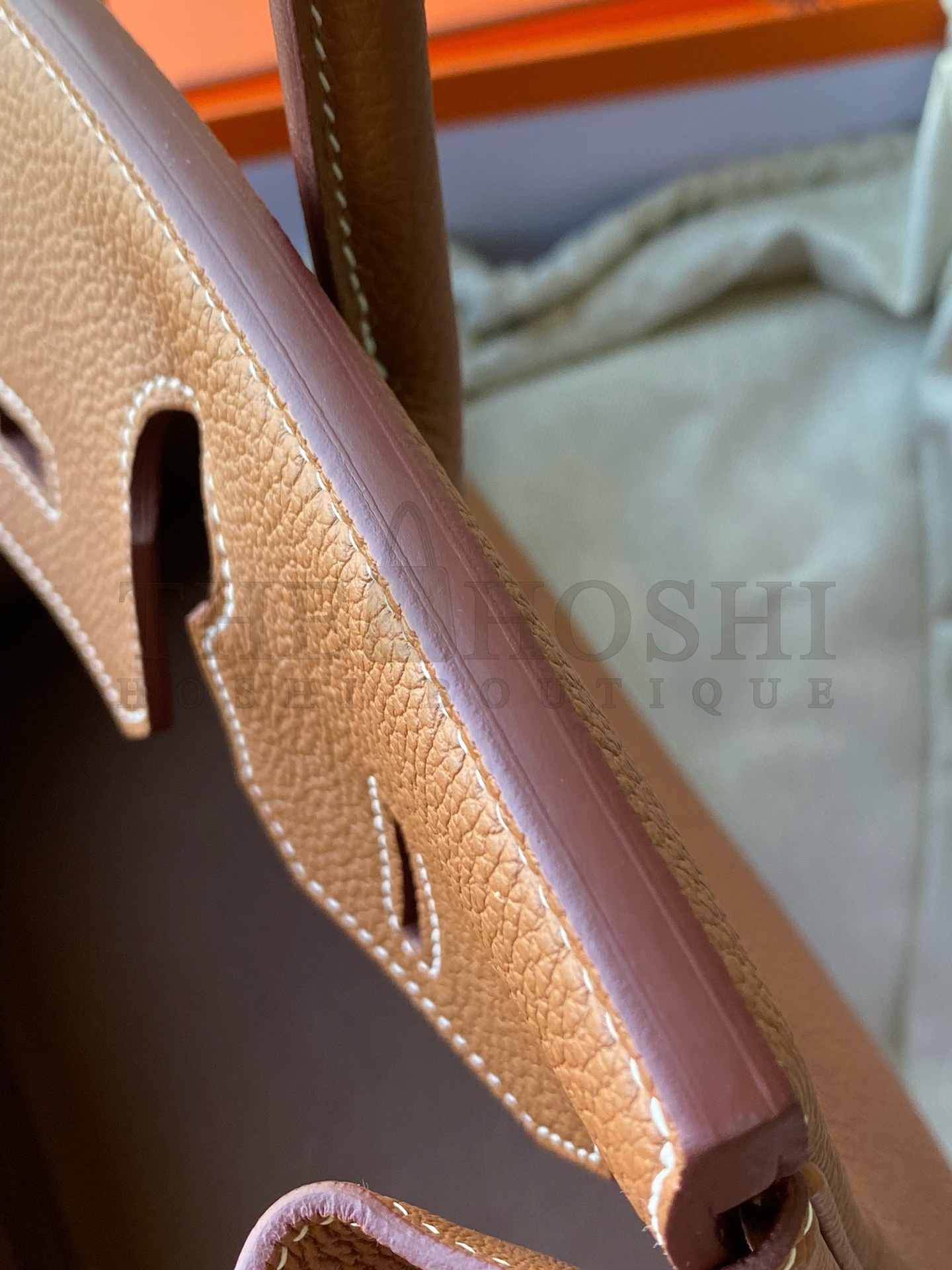 H**me5 Birkin 30 Retourne Handmade Bag in Gold Togo Leather Master Quality