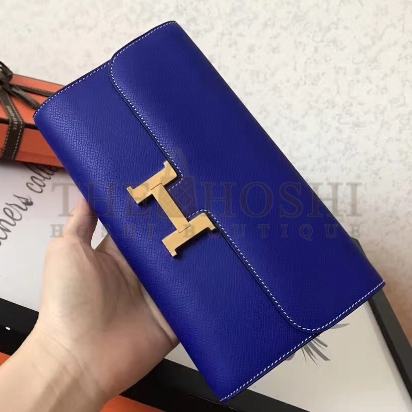H**me5 Blue Electric Epsom Constance Long Wallet Master Quality