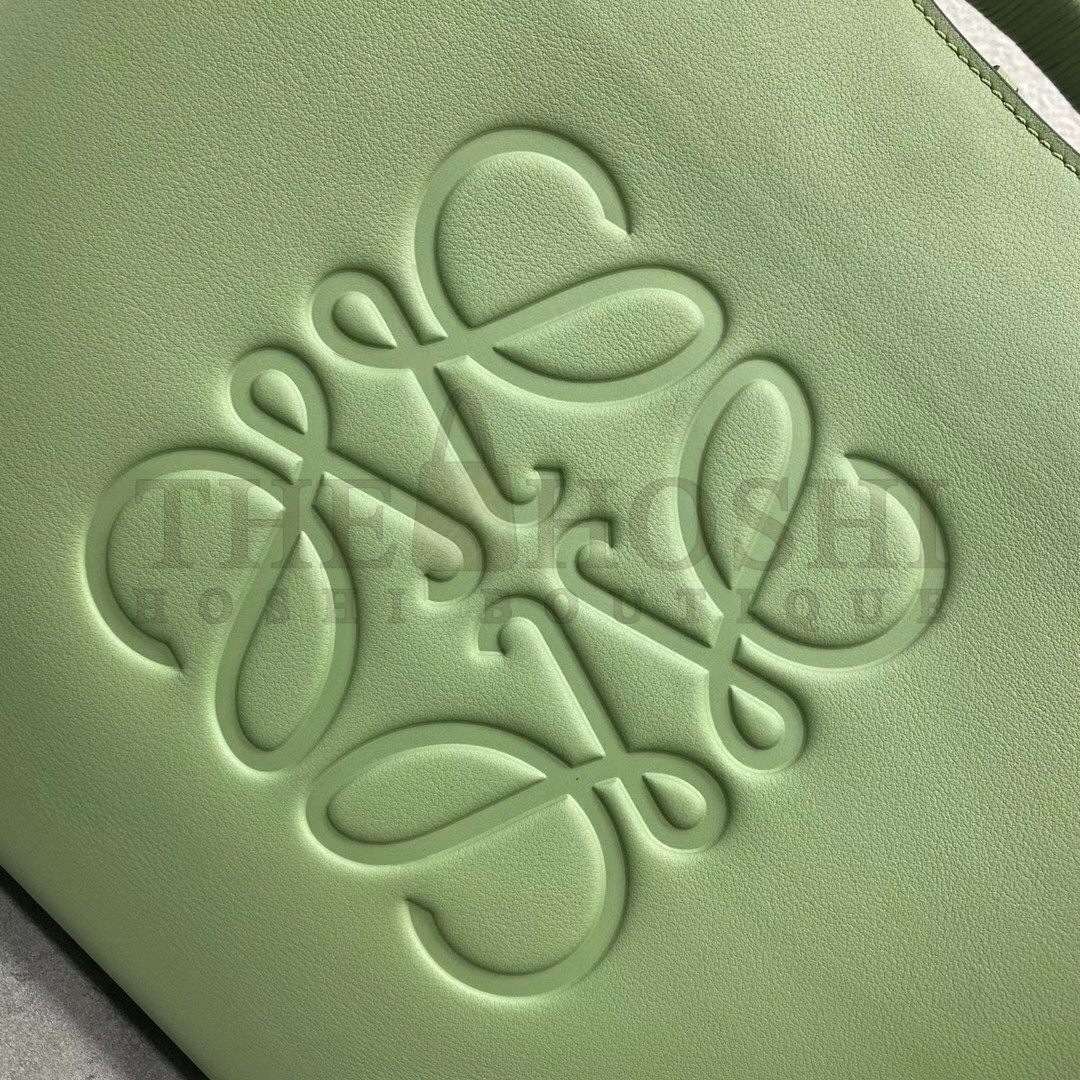 L0ew* Small Anagram Tote In Rosemary Classic Calfskin Master Quality