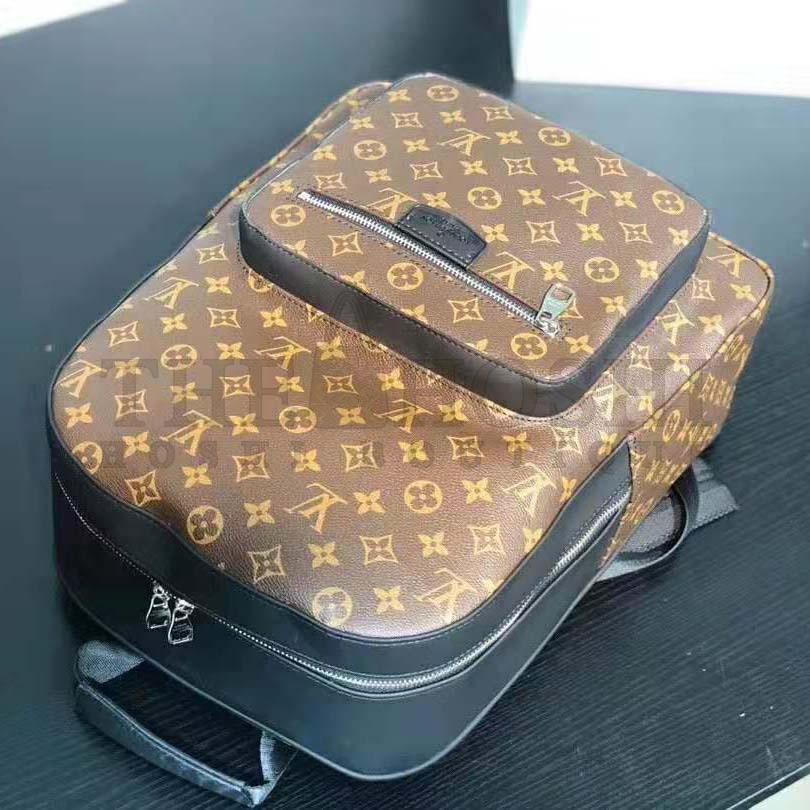L0vis Vvtt0n LV Men Josh Backpack in Monogram Macassar-Brown Master Quality