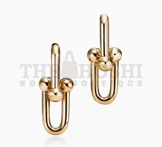 T*f*ny HardWear Large Link Earrings in Yellow Gold Master Quality