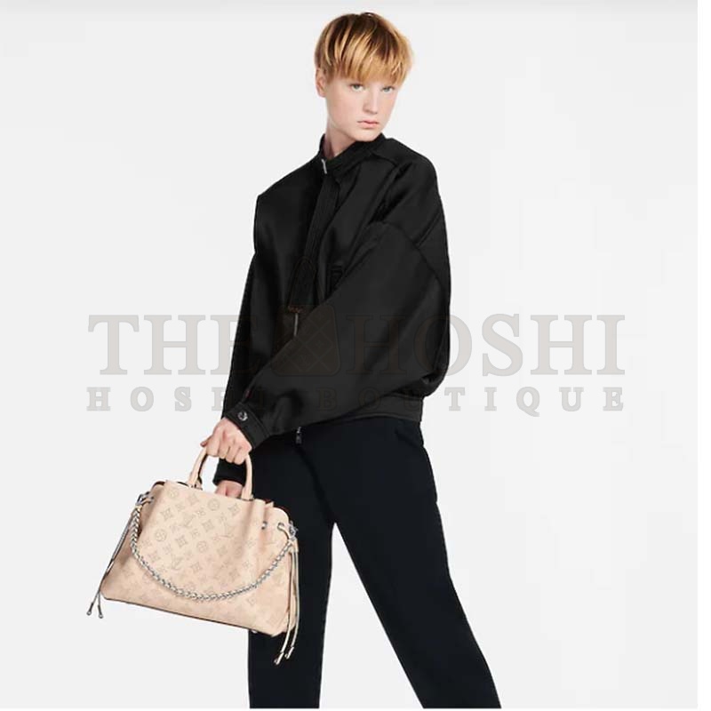 L0vis Vvtt0n LV Women Bella Tote Crème Beige Mahina Perforated Calfskin Calf Master Quality