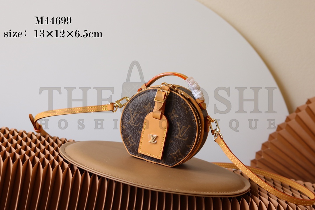 L0vis Vvtt0n LV Women Mini Boite Chapeau Bag in Monogram Coated Canvas Master Quality