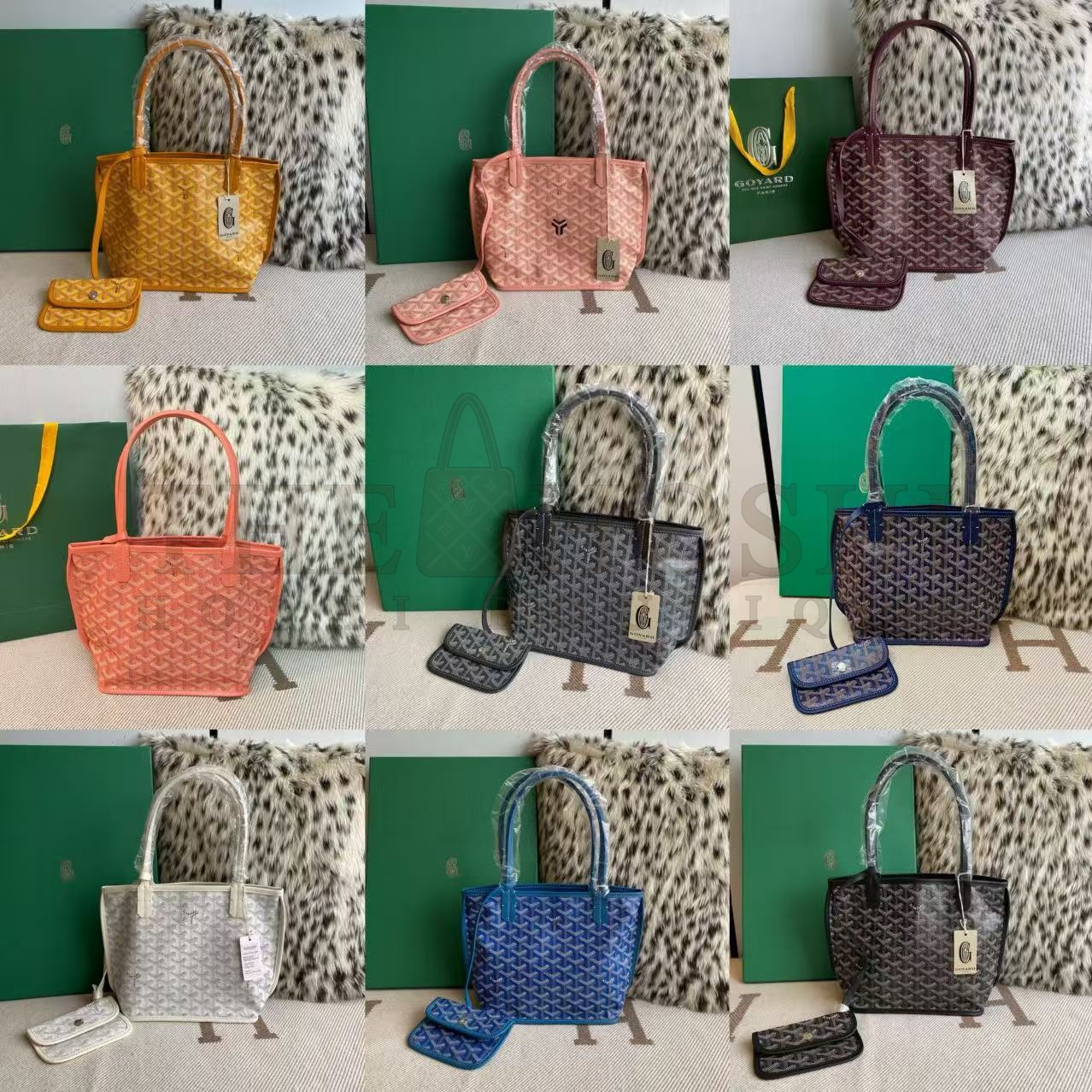 G09ard Anjou Tote  Double-sided use  leather Inside bag  Mini size：20cm Master Quality