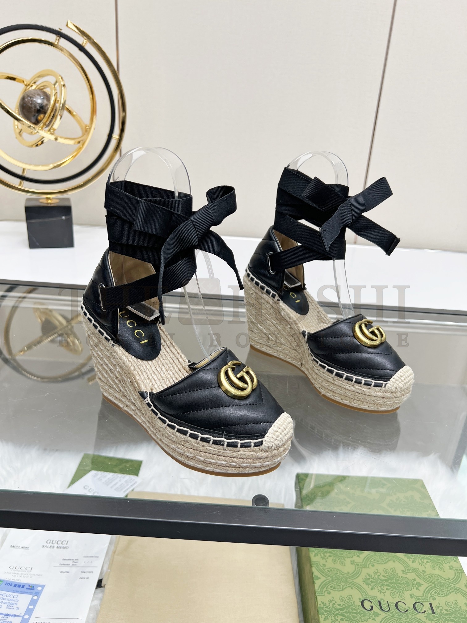 Gvc*1 GG Wedge Espadrille Sandals 35-42 P230233 Master Quality