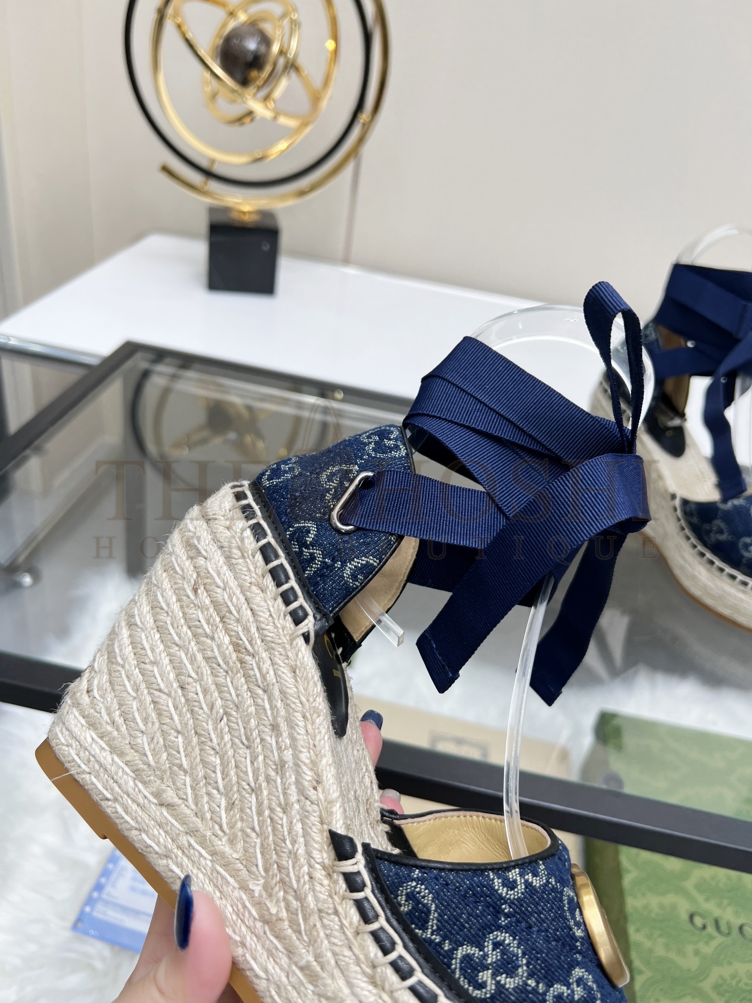 Gvc*1 GG Wedge Espadrille Sandals 35-42 P230233 Master Quality