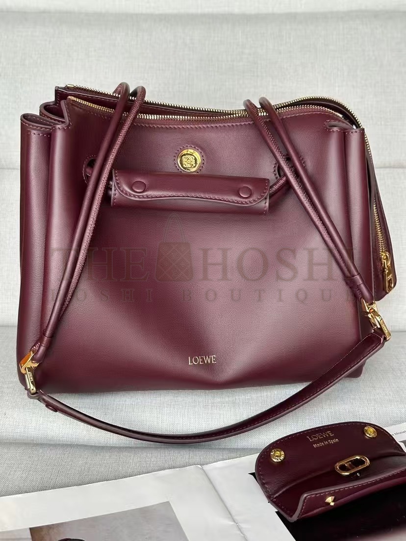 L0ew* LW Madrid Soft Calfskin Tote Bag 052451 Master Quality