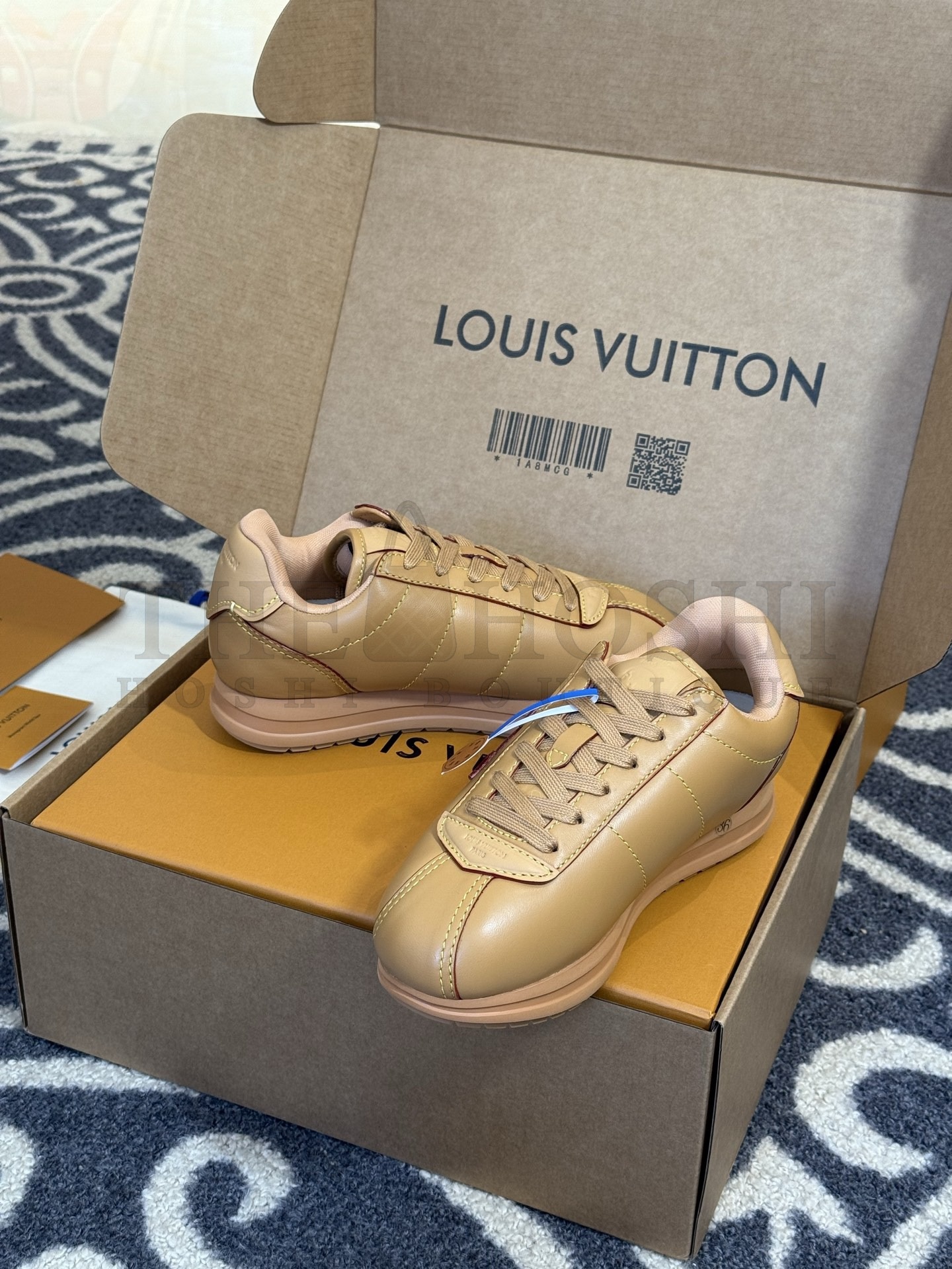 L0vis Vvtt0n LV x Nigo Butterscotch FW25 Monogram Calfskin Sneakers 35-45 Master Quality