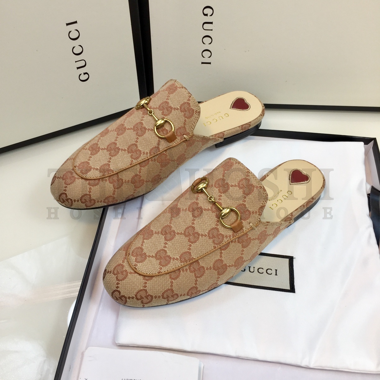 Gvc*1 GG Horsebit 3D Embossed Leather Mule Sandals Sheepskin Insole Women’s Shoes Size 34–41 Master Quality