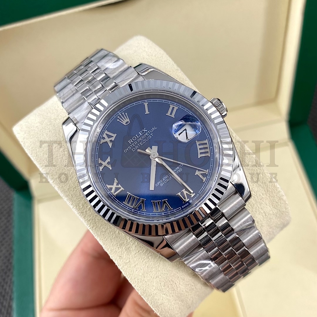 R01ex Datejust 41 Blue Dial Men