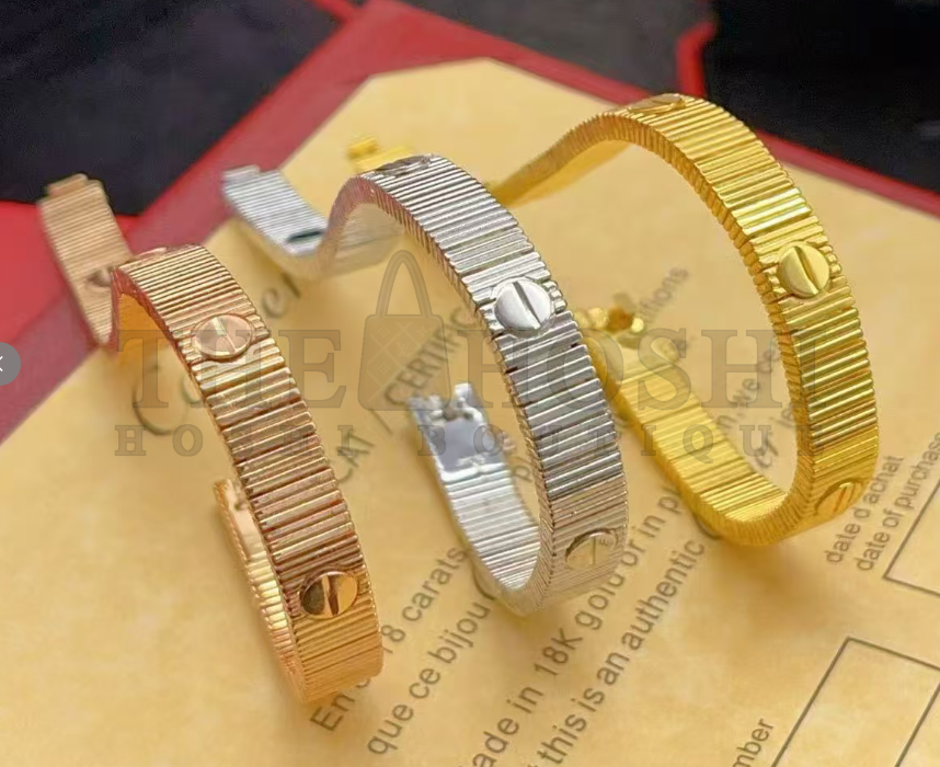 Ca*t1er Screw Design  Cuff Bracelets Master Quality