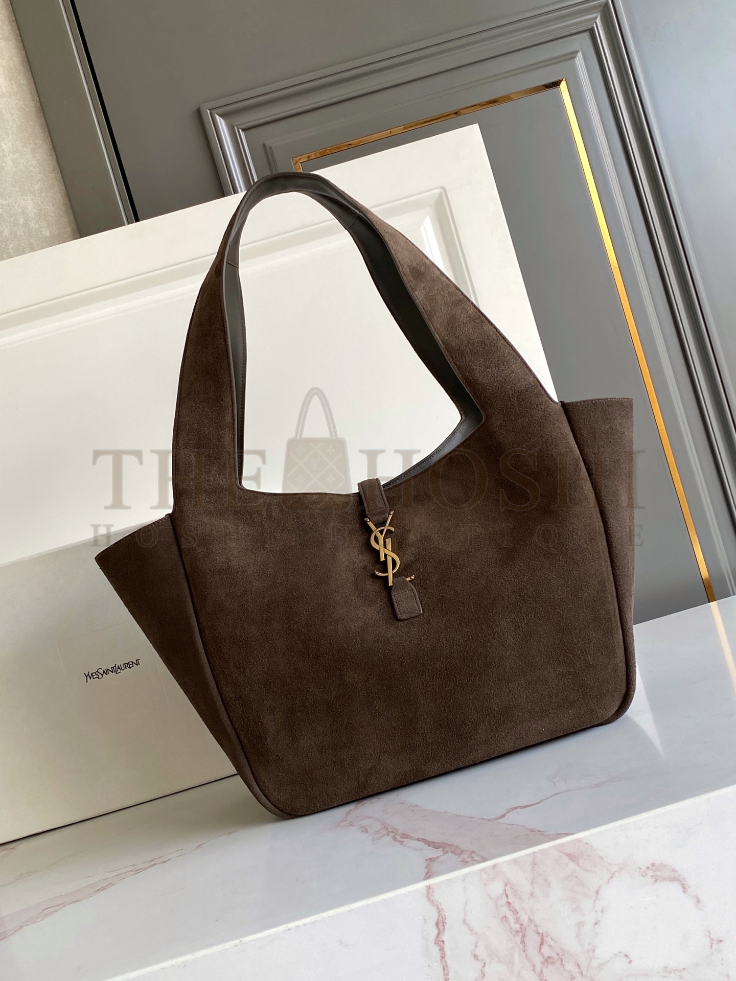 Sa1nt Lau*nt Bea Y51 Cabas Tote Bag in Suede Master Quality