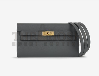 H**me5 Kelly Classique To Go Wallet In Ardoise Evercolor Master Quality