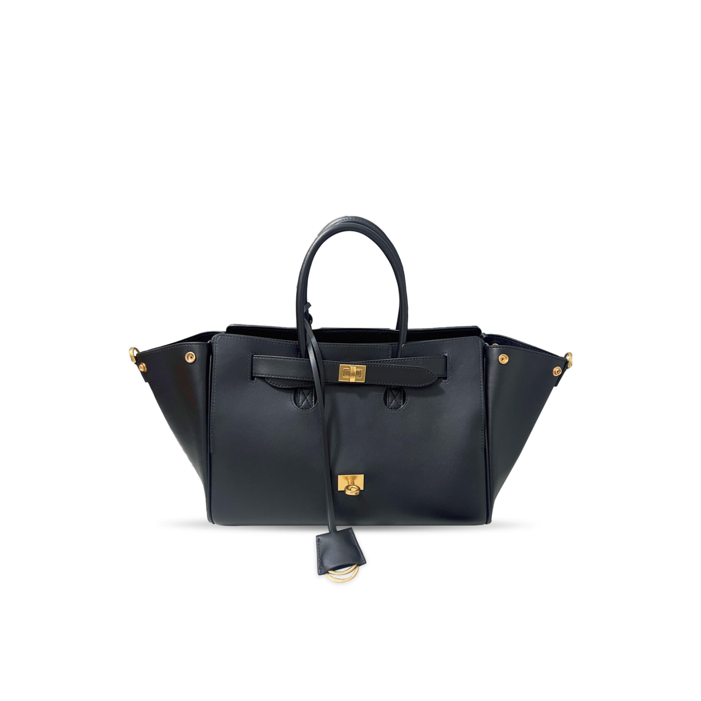Ba1en*iaga WOMEN'S BEL AIR SMALL IN BLACK 835614AB9D2000 (30*20*12cm) Master Quality