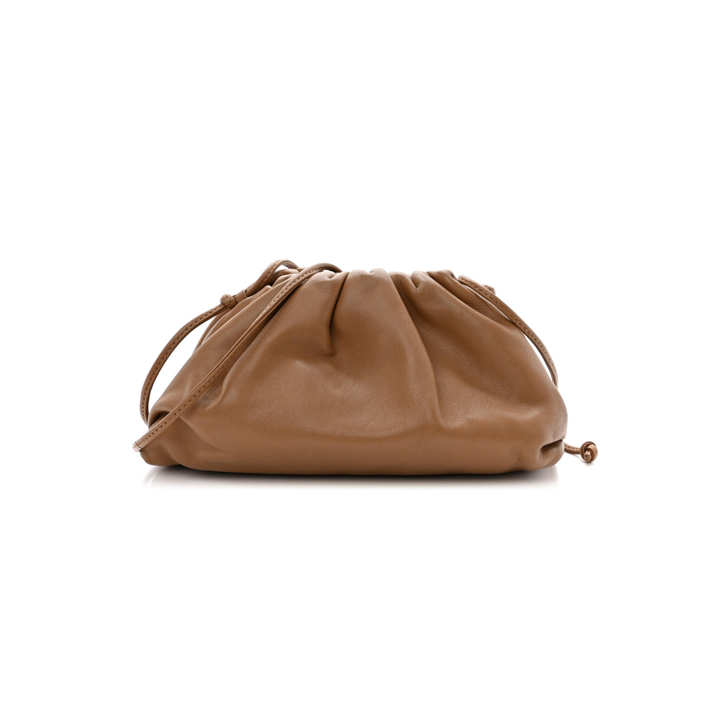 B0tt*ga Ven*ta BUTTER CALFSKIN THE MINI POUCH CAMMELLO (22*13*6cm) Master Quality