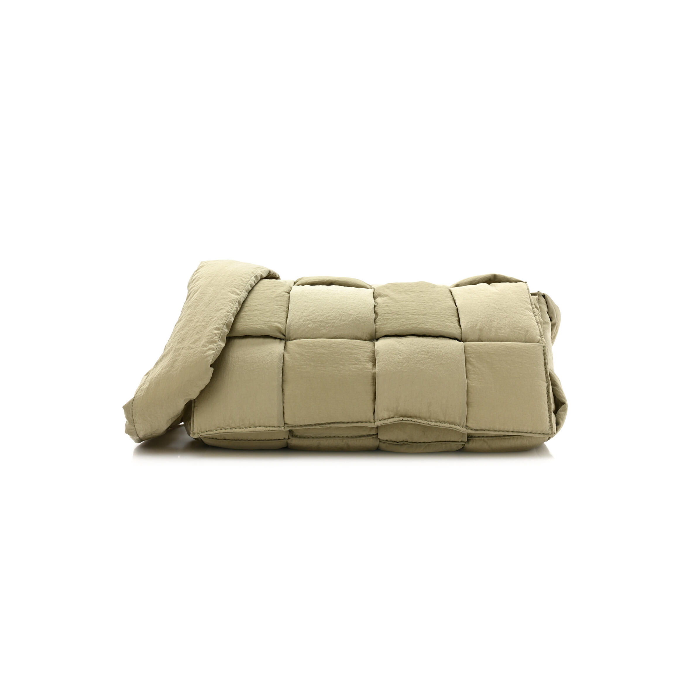 B0tt*ga Ven*ta NYLON INTRECCIATO PADDED TECH CASSETTE BAG TRAVERTINE  (32*17*10cm) Master Quality