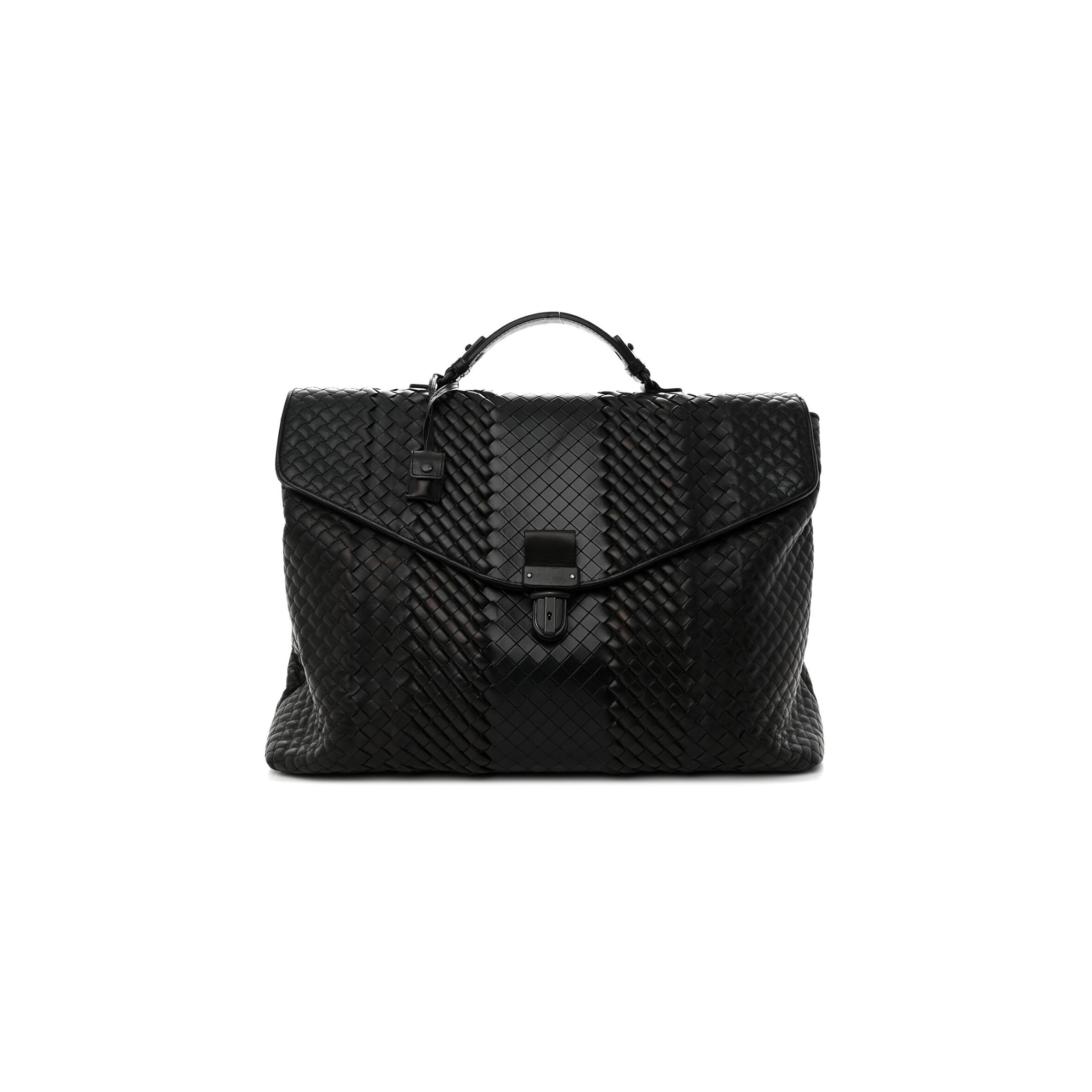 B0tt*ga Ven*ta INTRECCIATO VN BRIEFCASE BLACK (38*30*10cm) Master Quality