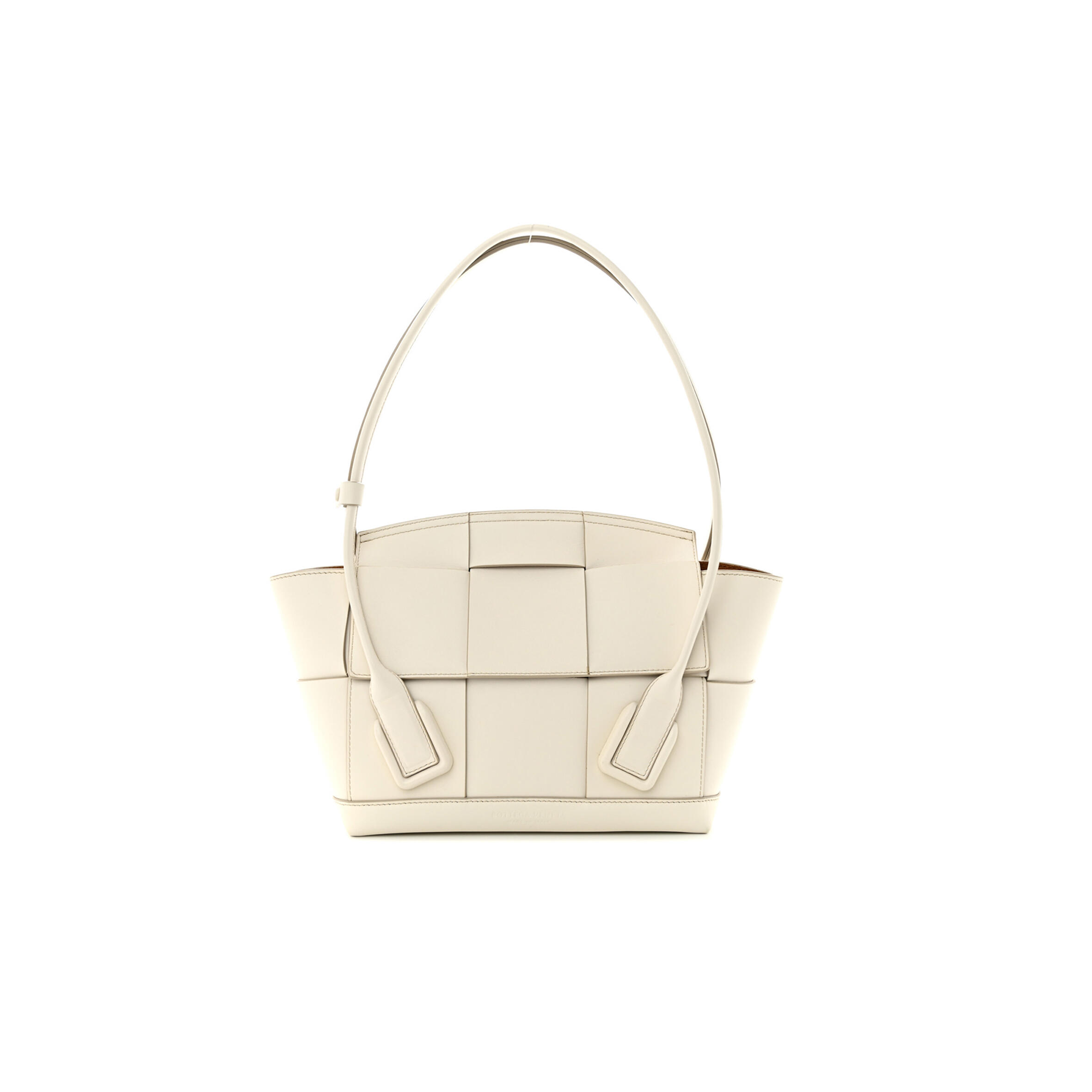 B0tt*ga Ven*ta FRENCH CALFSKIN MAXI INTRECCIATO SMALL ARCO BIANCO  (22*20*8cm) Master Quality